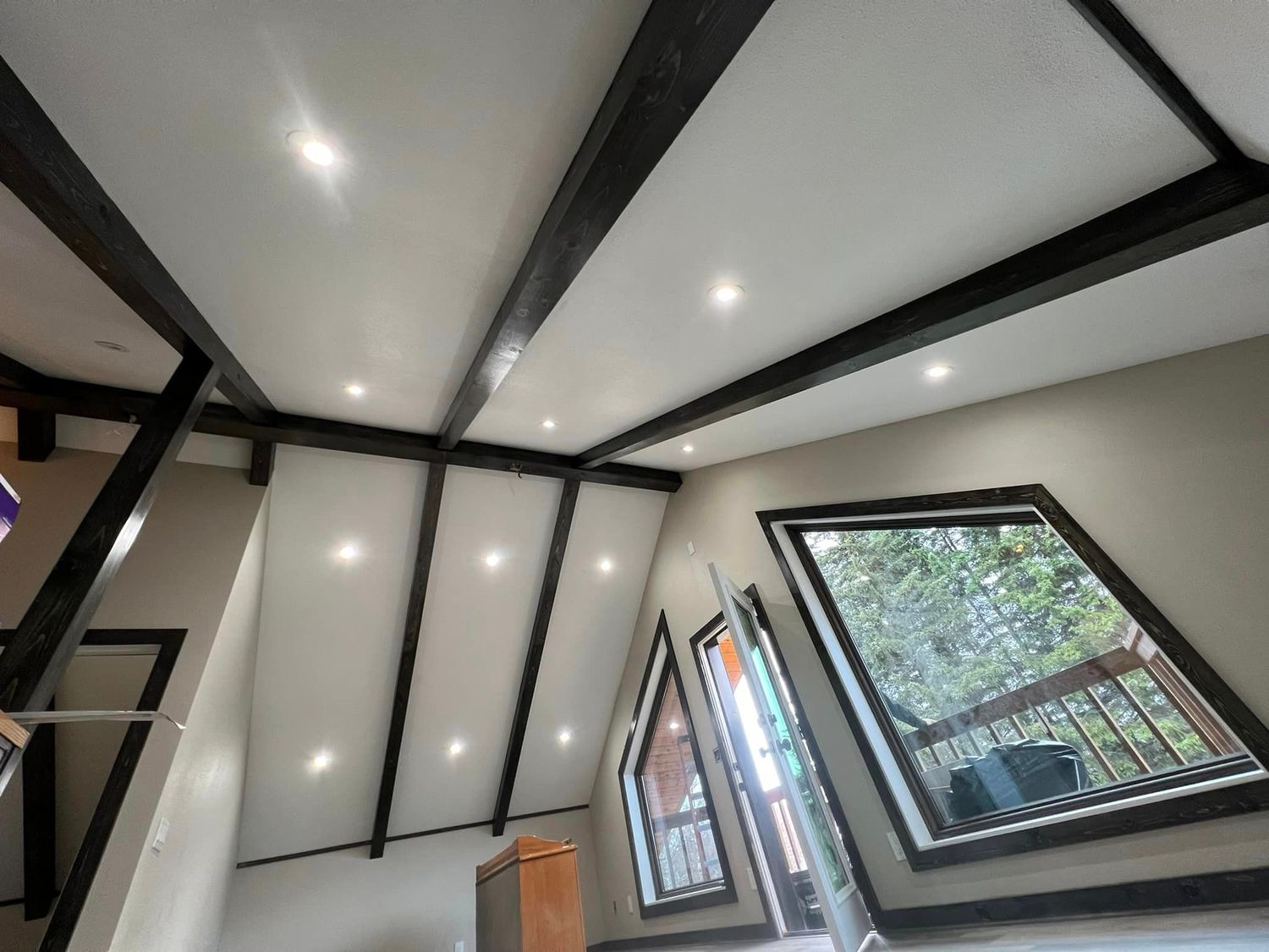 Timber frame construction project by D&M Construction of Alaska